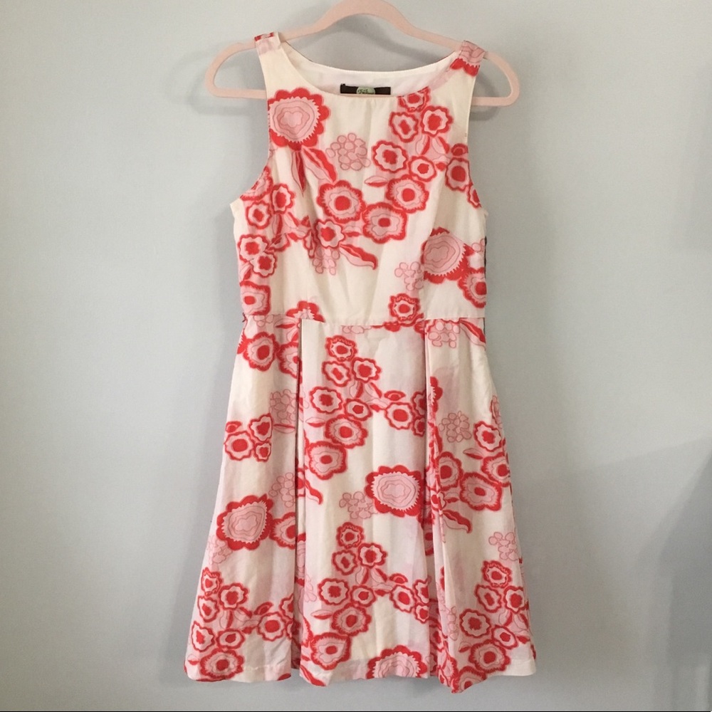 Eva Franco Sleeveless Floral Print Summer Dress